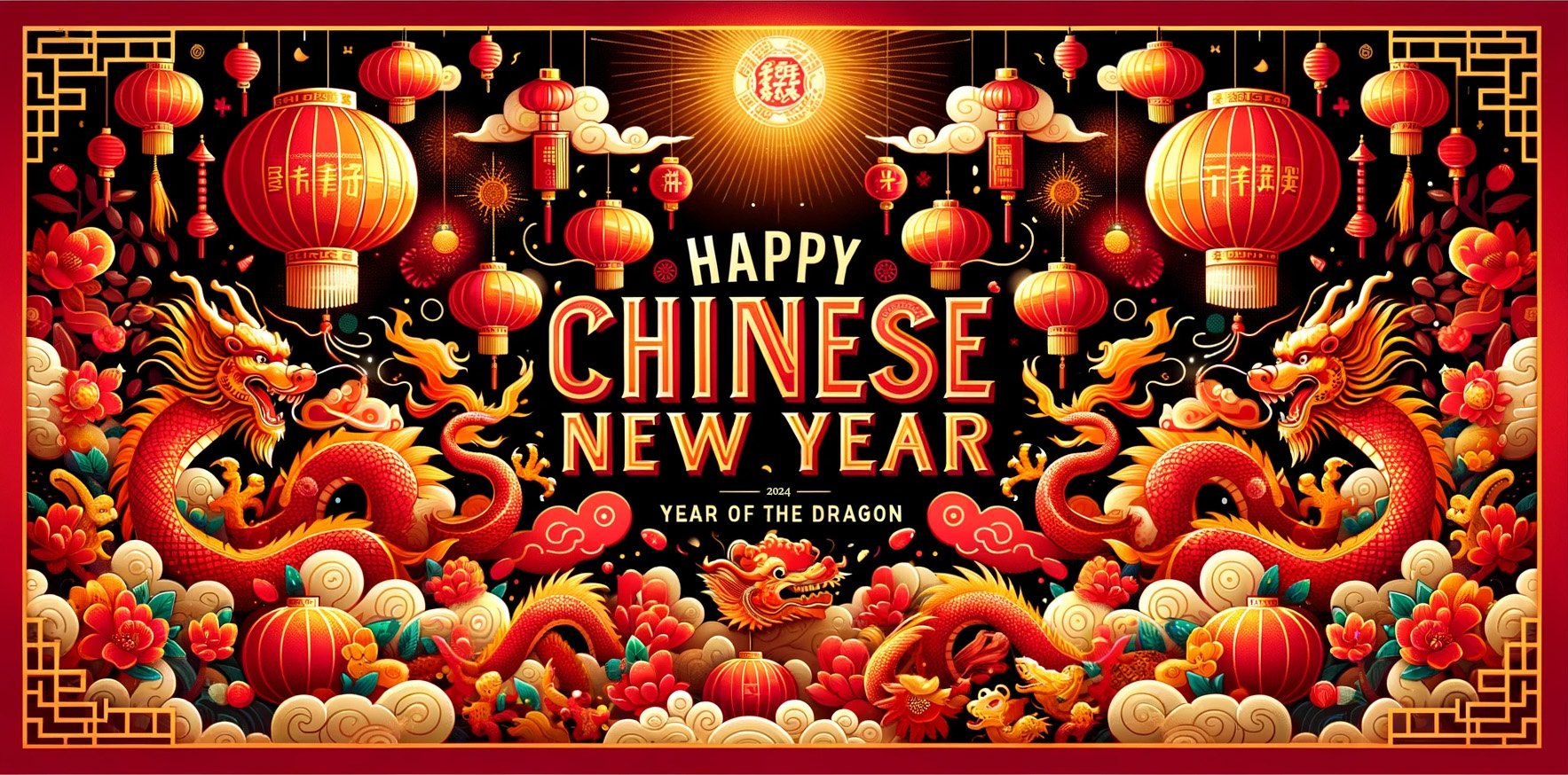 "We Wish You Health, Happiness, And Prosperity in the Year of the Dragon!"